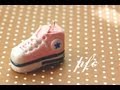 DIY Converse Shoe Polymer Clay Charm Tutorial 