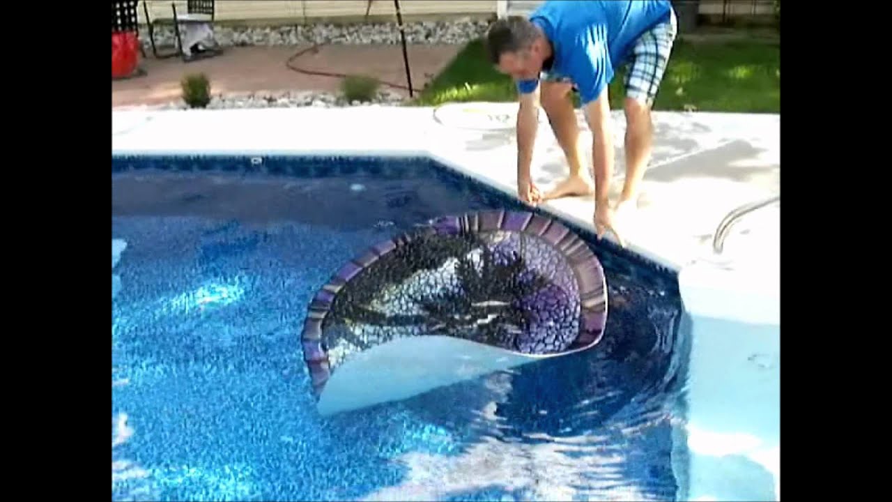 How To Install Underwater Pool Graphics - YouTube