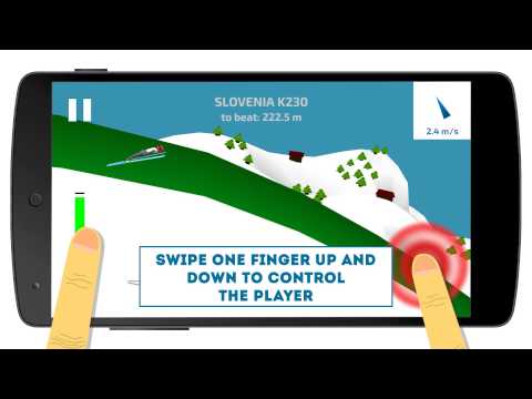 video de ski jump