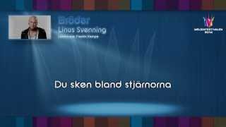 Linus Svenning - "Bröder" - (on screen lyrics)