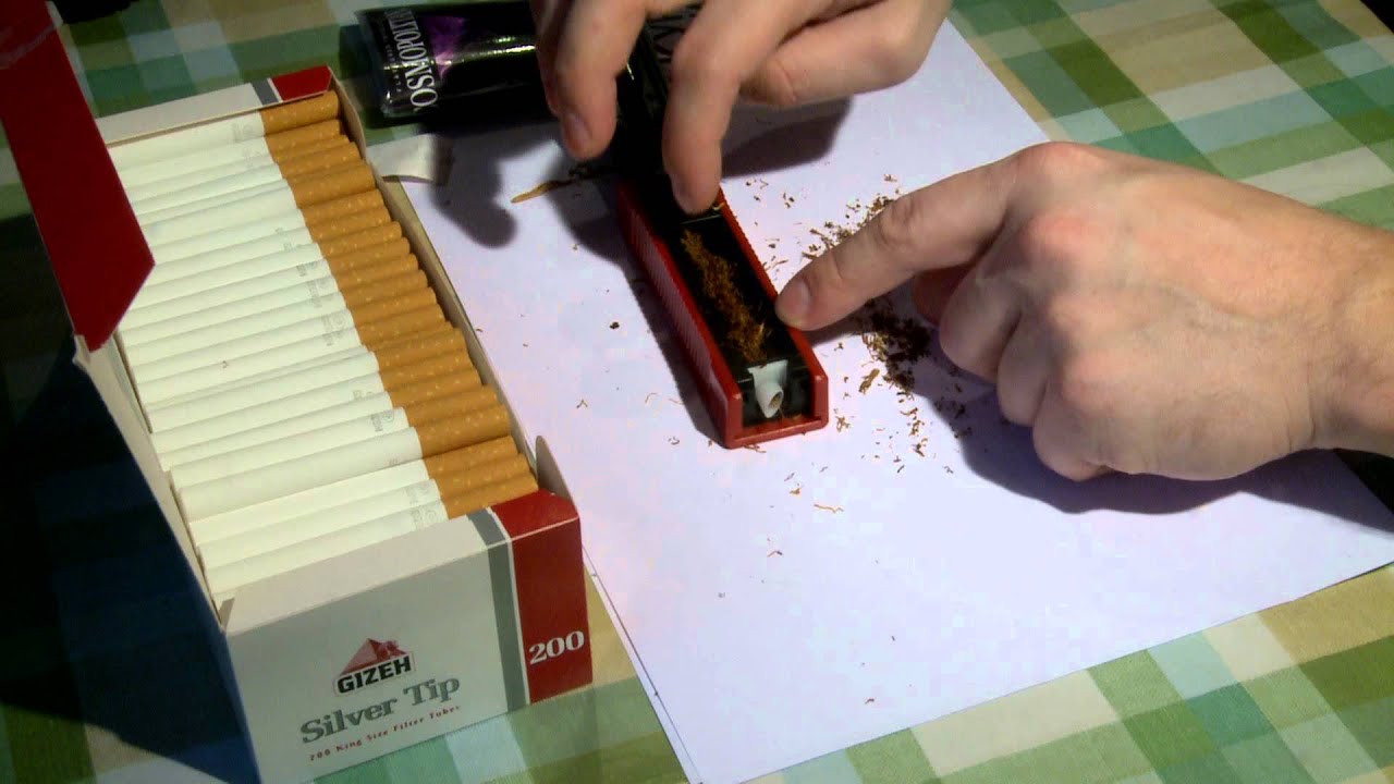 Как самому сделать машинку для набивки сигарет табаком Как самому сделать машинку для набивки сигарет табаком