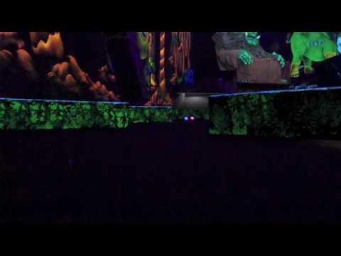 Glow in the Dark Mini Golf with Monster Mini Golf - YouTube