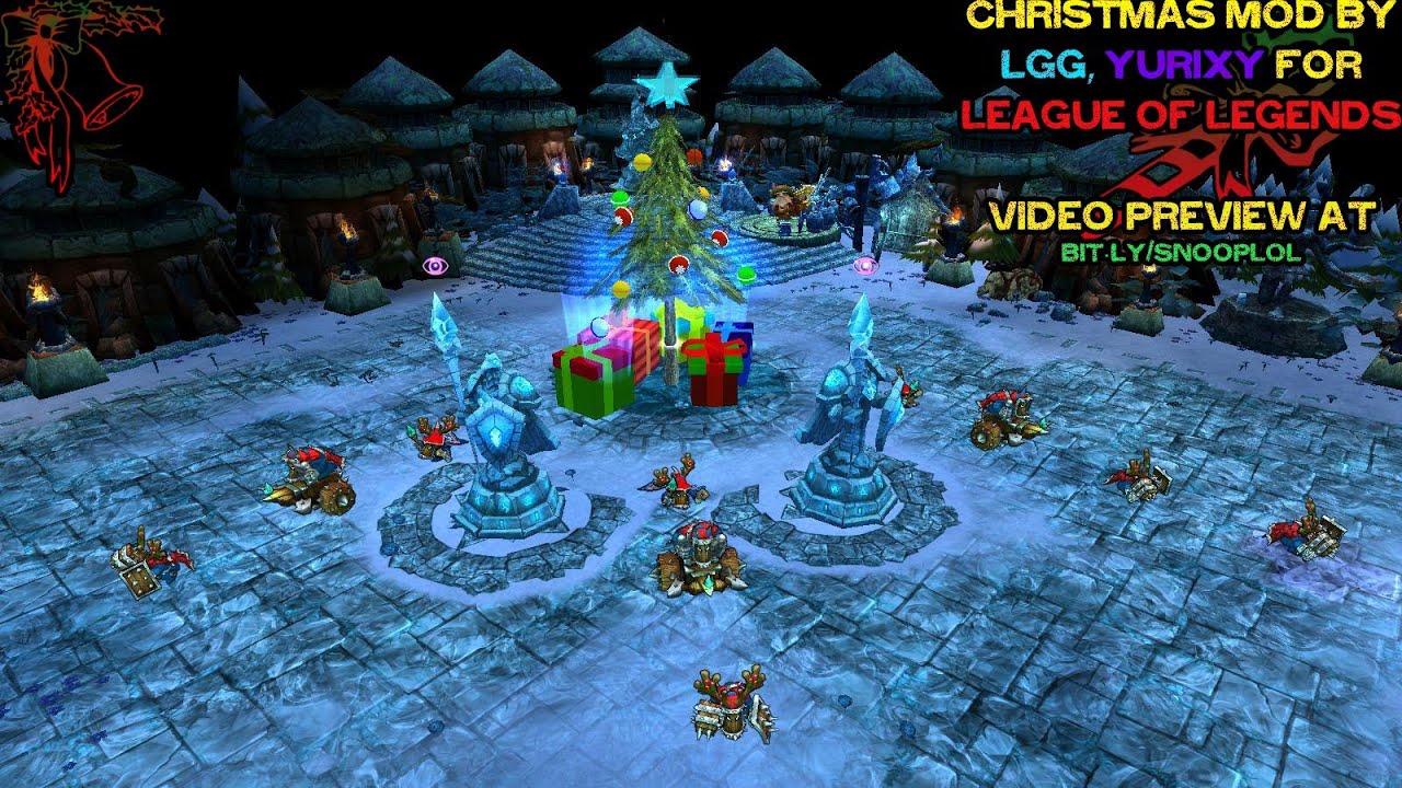 Christmas Map Mod - League of legends - YouTube