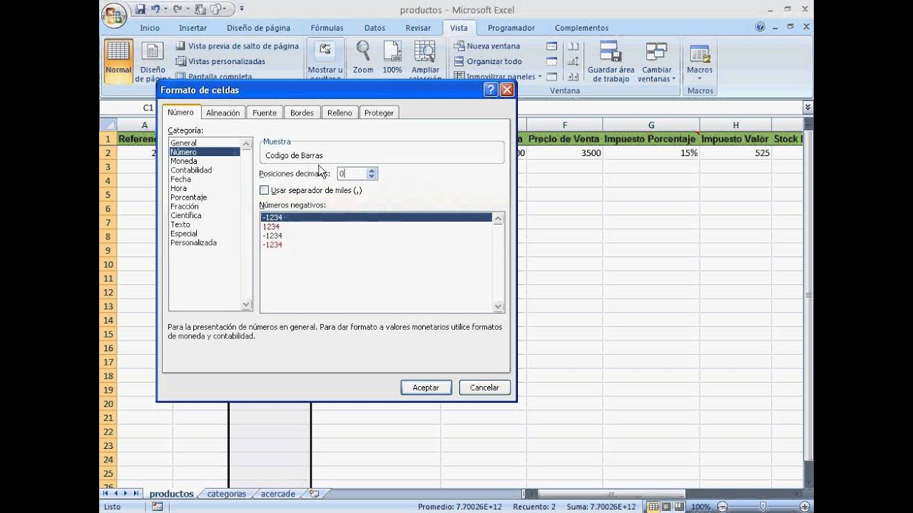 Crear Listados De Productos En Excel Para Inventario Y Facturacion 