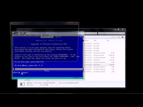 Run Your Old QBASIC Programs in Windows 7, OSX, Linux, Android