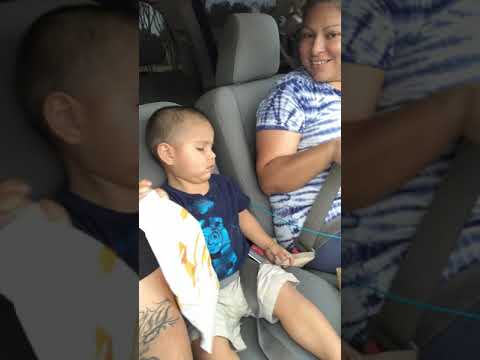 Mando fighting for his food from funny grandma