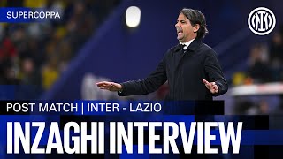 SIMONE INZAGHI INTERVIEW | INTER 3-0 LAZIO 🎙️⚫🔵??