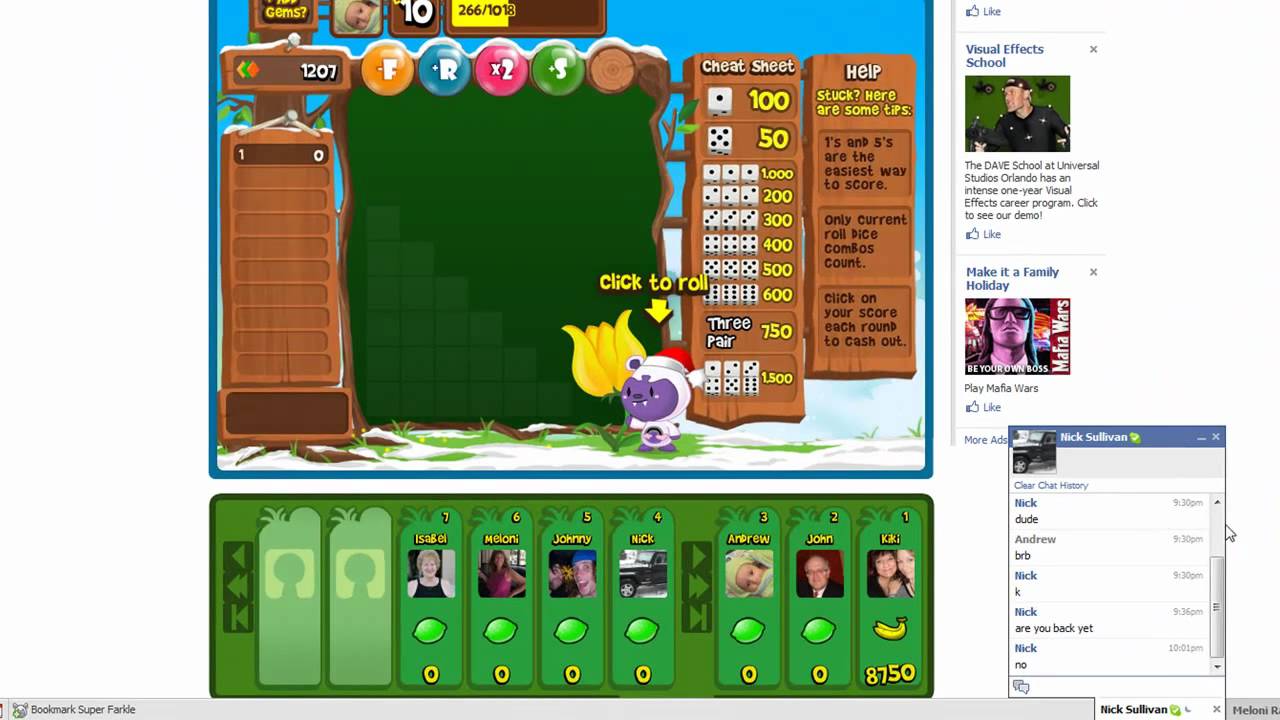 Super Farkle Cheat on Facebook - YouTube