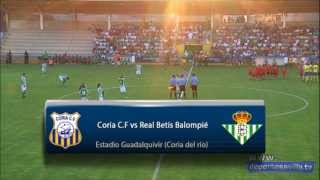 Coria 2- Betis 2, partido íntegro