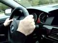 Taking a BMW 535d to 240 kph on German Autobahn