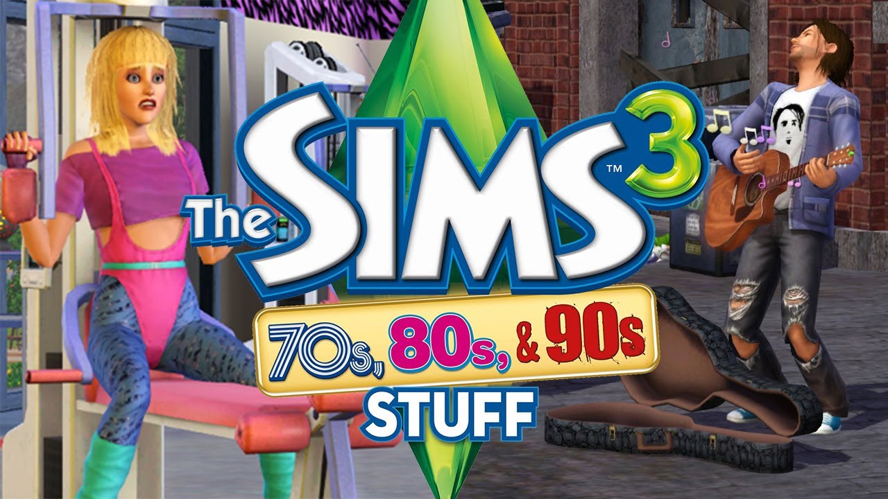 The Sims 3 70s, 80s, 90s Stuff Pack! - YouTube