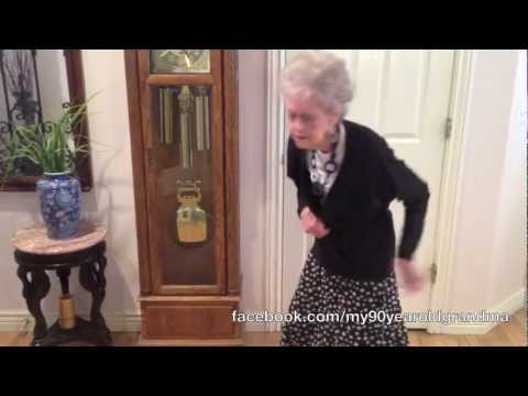 My 90-Year-Old Grandma Dances to Whitney Houston - I Wanna Dance with Somebody