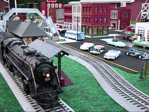 Outdoor O-scale Model Trains.wmv - YouTube