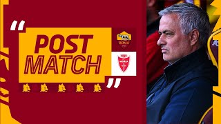 “Felice per la vittoria ottenuta contro un’ottima squadra” | JOSÉ MOURINHO AL TERMINE DI ROMA-MONZA