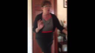 Irish Mums reaction to suprise visit from her son