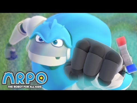 Stuck on You - Arpo the Robot | Funny Cartoons for Kids | Kids Series | Animation