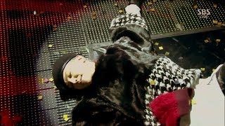 G-DRAGON_1103_SBS Inkigayo_BLACK+니가 뭔데 (WHO YOU)+삐딱하게 (CROOKED)