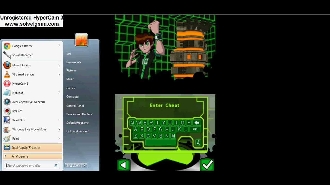 Ben 10 Omniverse DS Cheats - YouTube