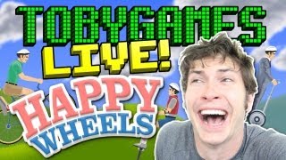 TobyGames Live - HAPPY WHEELS