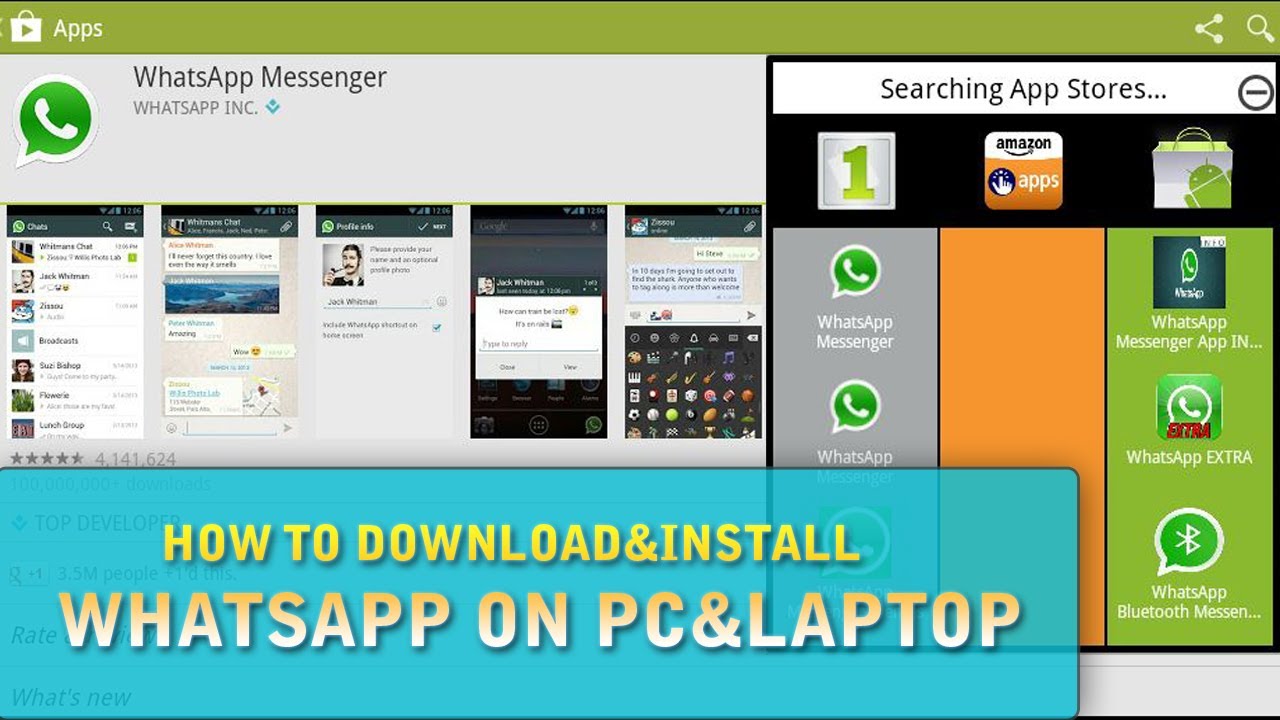 how to listen to download whatsapp on pc