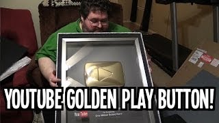 Golden Youtube Play Button! Thanks! Boogie / Francis