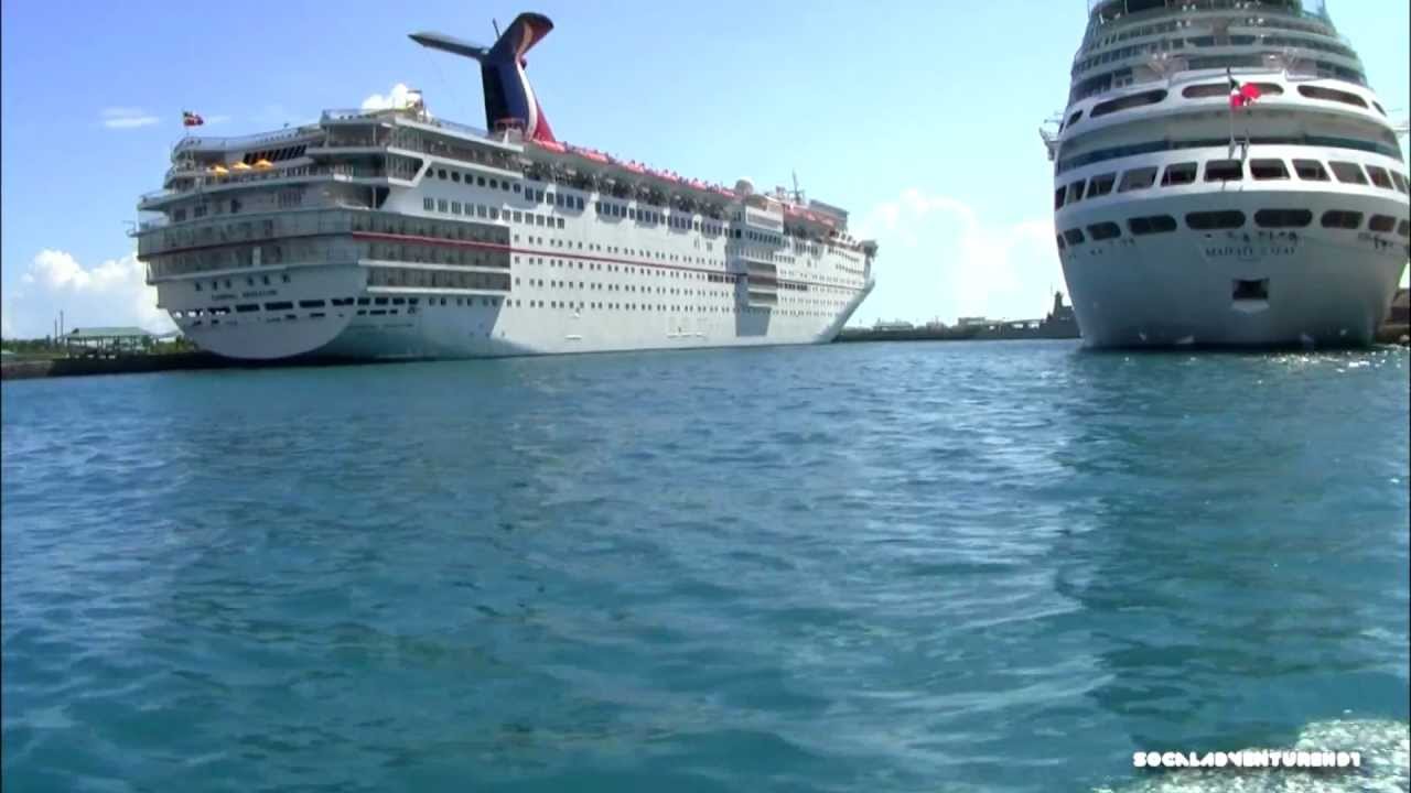 Nassau, Bahamas Ferry Boat from Port to Paradise Island HD YouTube