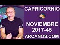 Video Horscopo Semanal CAPRICORNIO  del 5 al 11 Noviembre 2017 (Semana 2017-45) (Lectura del Tarot)