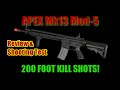 Airsoft Gun Apex MK13 MOD-5 Review And Shooting Test