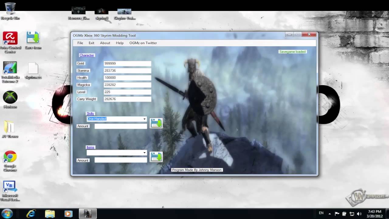 skyrim save editor tool