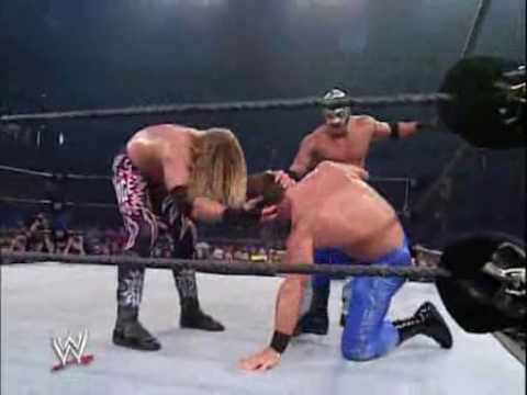 Kurt Angle et Chris Benoit vs Edge et Rey Mysterio part 3