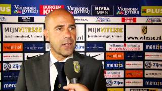 Reacties Bosz, Pedersen en Leerdam na Vitesse vs Heracles (3-1)