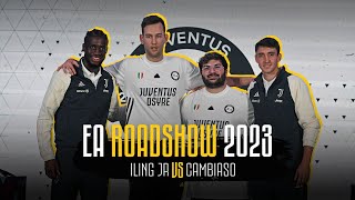 SAM ILING JR VS ANDREA CAMBIASO | EA FC 24 ROAD SHOW | JUVENTUS