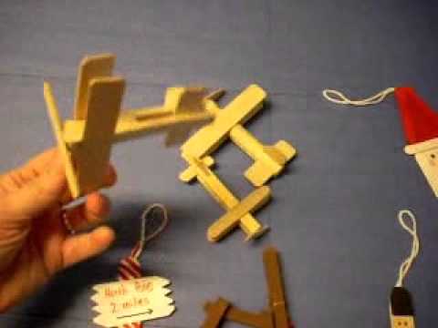 Popsicle Stick Christmas Ornaments - YouTube