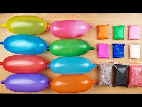 Making Slime with Funny Balloons and Slime Bags #15