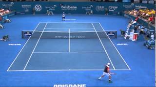 Lleyton Hewitt v Kei Nishikori - Highlights Men's Singles Semi Finals: Brisbane International 2014