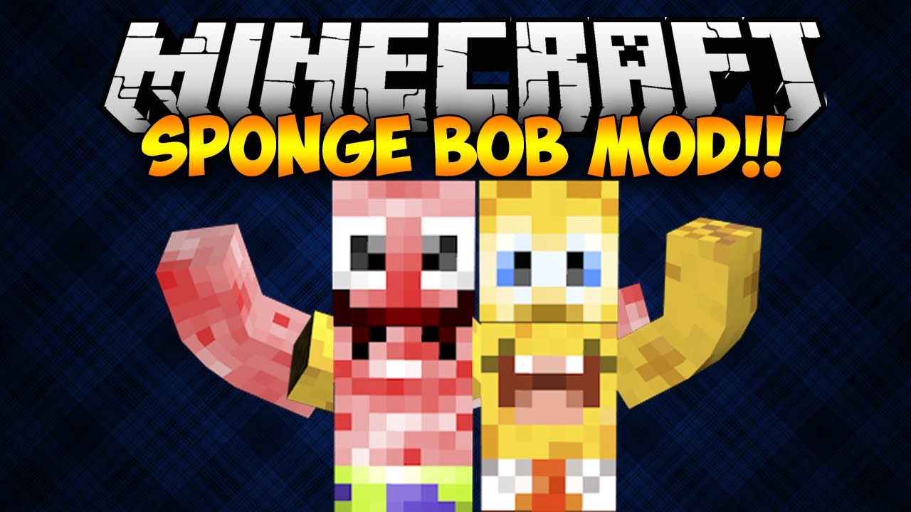 Minecraft Sponge Bob Mod YouTube