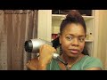 How to Blowout Your Natural Hair - Pt. 1 of Natural Hair Straightening Series