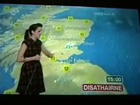 Scottish Weather Forecast (in Scots Gaelic)