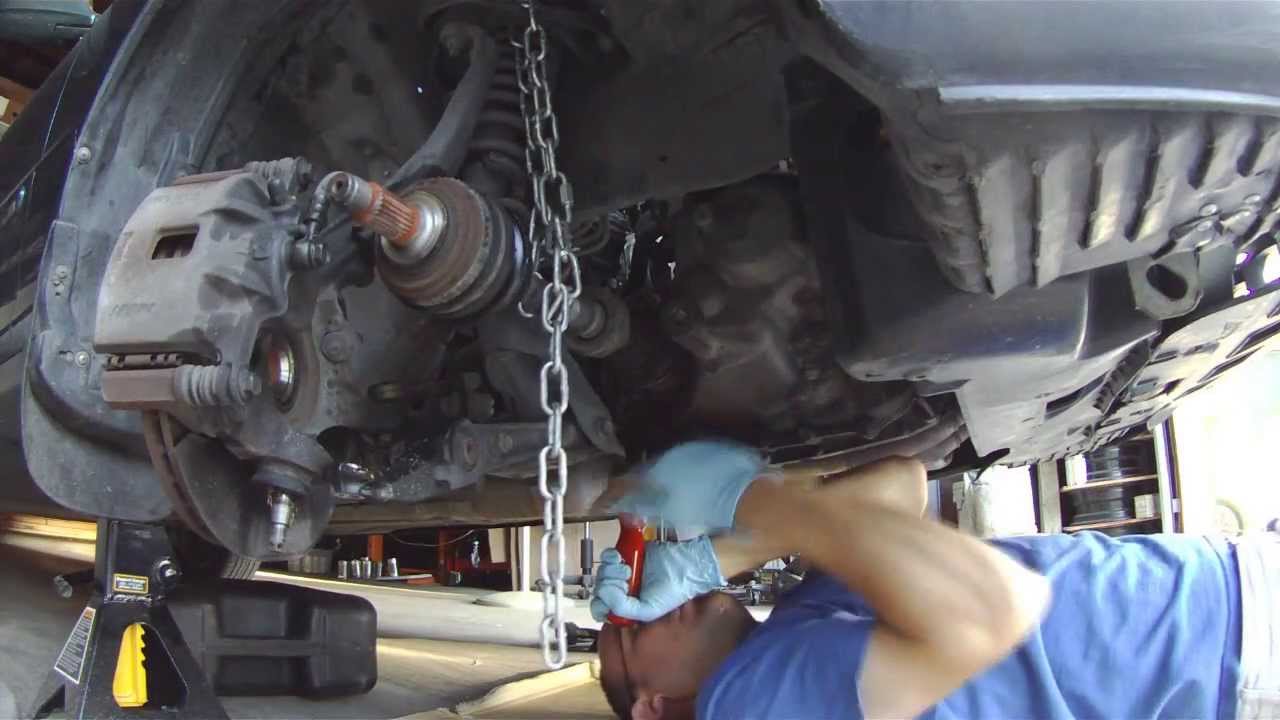 Removing a Stuck CV Axle Inner Joint YouTube