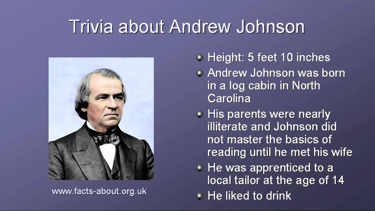 why was andrew johnson impeached