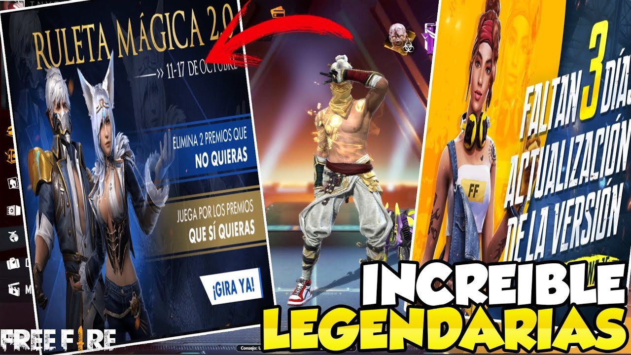 Ruleta Magica 2 0 Consigo La Nueva Skin Legendaria En Free Fire Epico