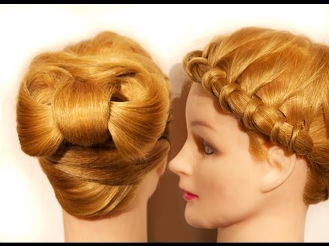 Beautiful Wedding Hair Bow Updo Tutorial - YouTube