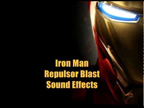 Iron Man Sound Effects - Repulsor Blasts - YouTube