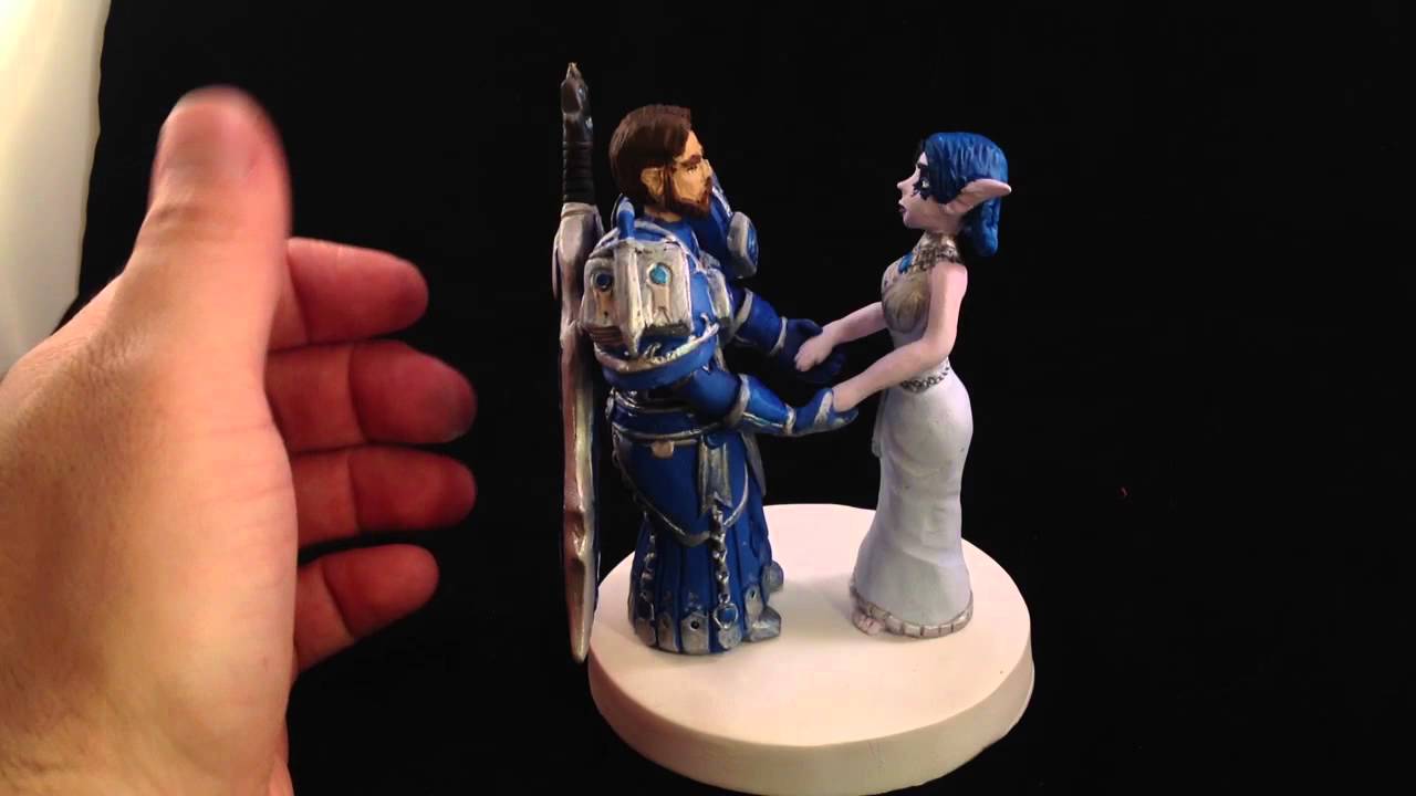 World Of Warcraft Wedding Cake Topper World Of Warcraft Wedding Cake Topper