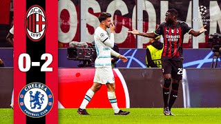 Ten-men Rossoneri beaten at San Siro | AC Milan 0-2 Chelsea | Highlights Champions League