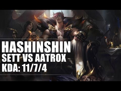 Hashinshin Sett vs Aatrox TOP - S9 Ranked Gameplay