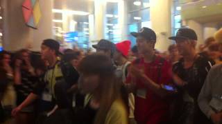 150713 EXO in airport Sheremetyevo, Russia