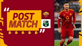 “Questi tre punti fanno la differenza” | LORENZO PELLEGRINI AL TERMINE DI ROMA-SASSUOLO