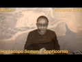 Video Horóscopo Semanal CAPRICORNIO  del 11 al 17 Enero 2015 (Semana 2015-03) (Lectura del Tarot)