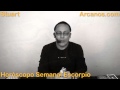Video Horóscopo Semanal ESCORPIO  del 11 al 17 Enero 2015 (Semana 2015-03) (Lectura del Tarot)